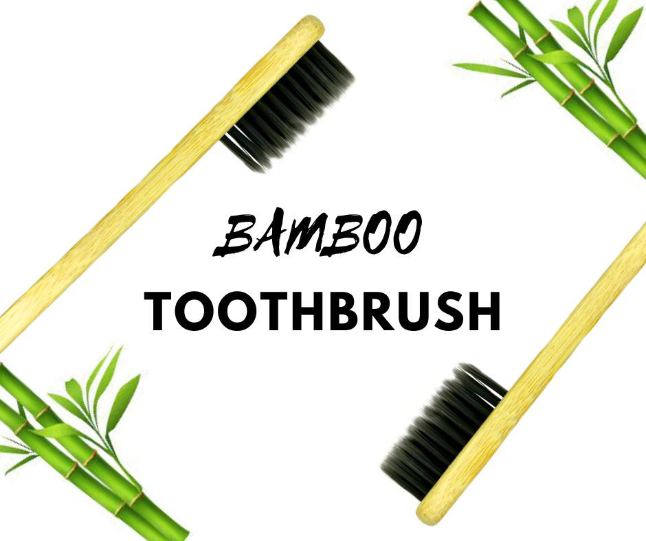 Organic Bamboo Toothbrush for Adults, Charcoal Activated Soft Bristles, Biodegradable & Anti-Bacterial, Eco-friendly & Natural